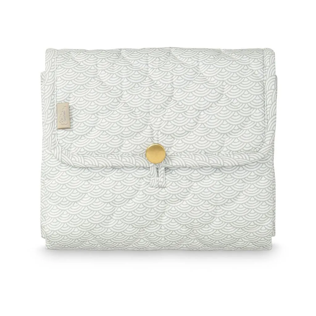 Cam Cam Copenhagen Changing Mat Quilted Grey Wave