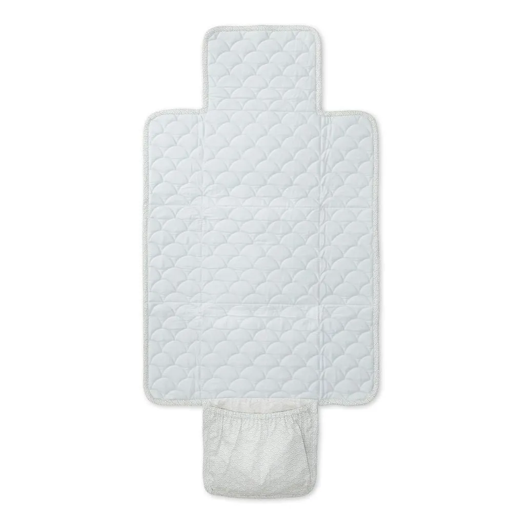 Cam Cam Copenhagen Changing Mat Quilted Grey Wave