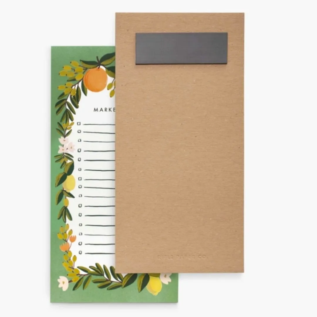 Citrus Floral Shopping Pad