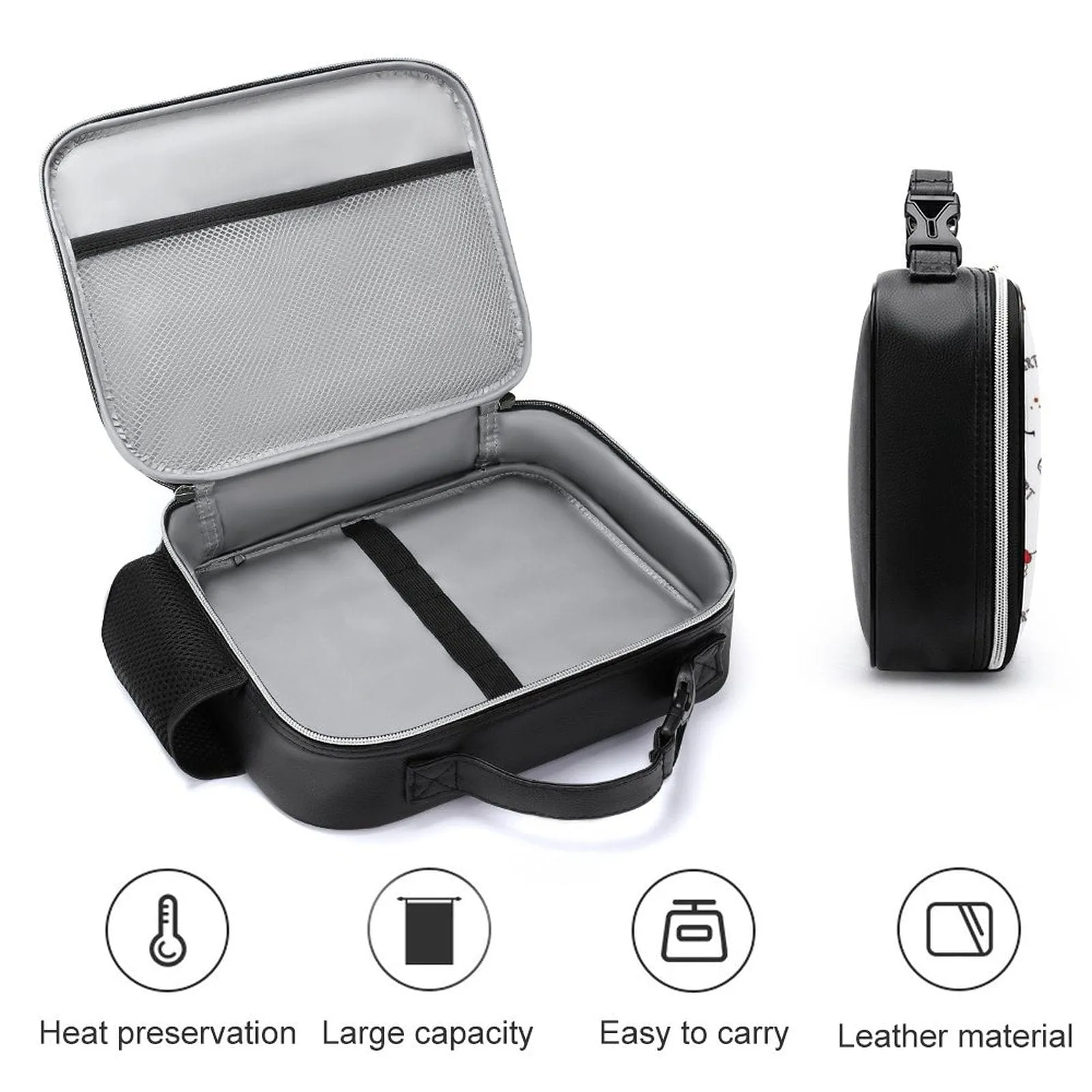 Custom Face Cake Detachable Leather Meal Pack
