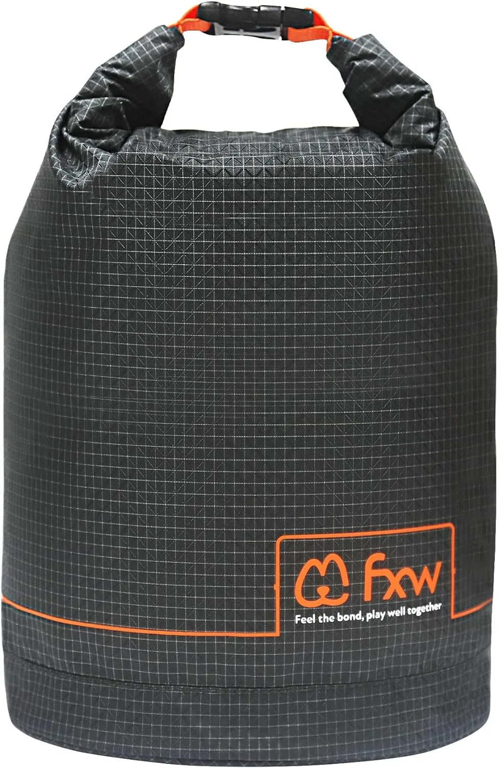 FXW Dog Food Travel BagLarge Capacity for Travel Kibble Storage Perfect for RV Road Trips, Camping, Longterm Dog Boarding Gear Accessories Gray, 21 Cups