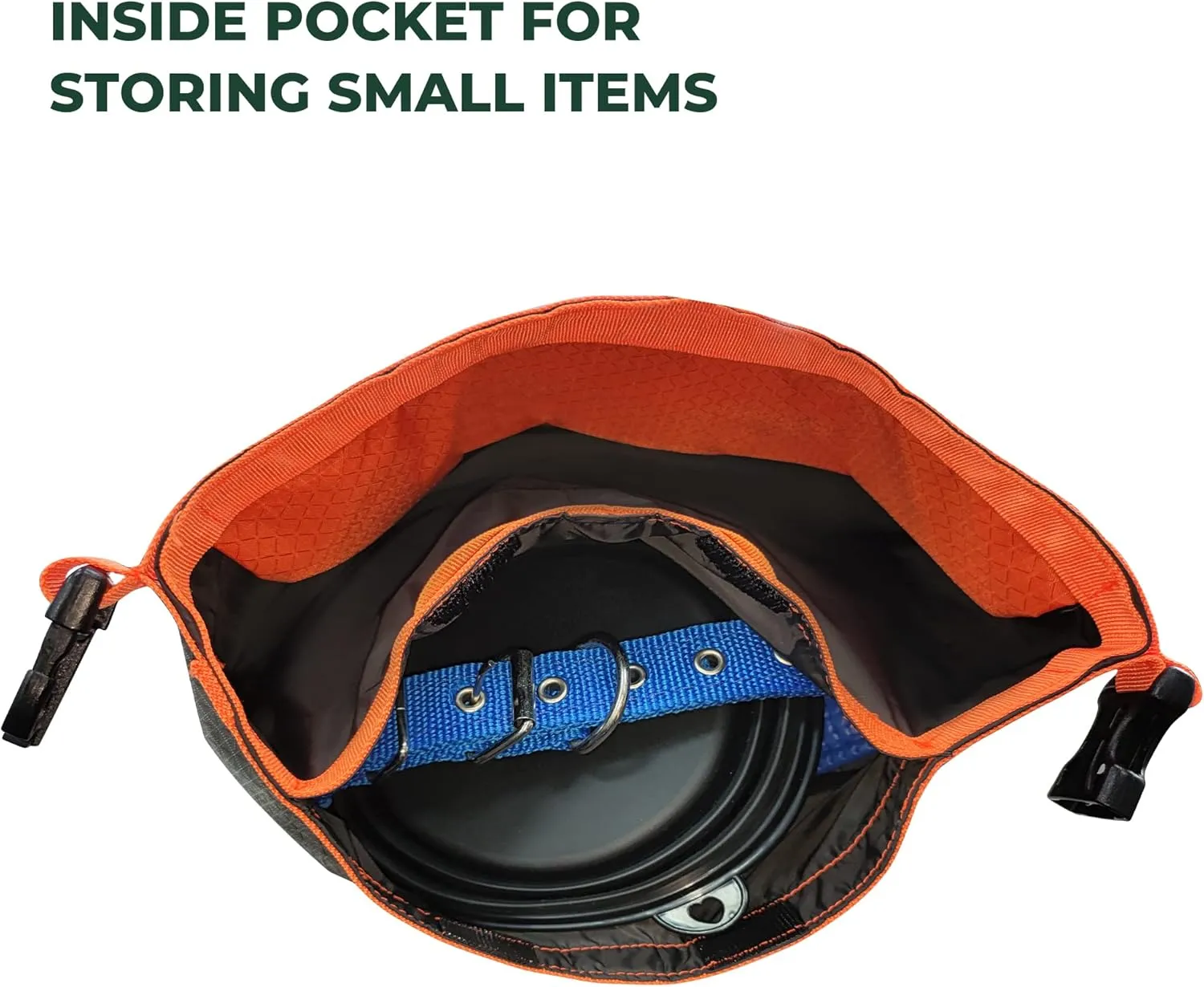 FXW Dog Food Travel BagLarge Capacity for Travel Kibble Storage Perfect for RV Road Trips, Camping, Longterm Dog Boarding Gear Accessories Gray, 21 Cups