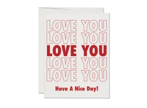Grocery Bag Love Card