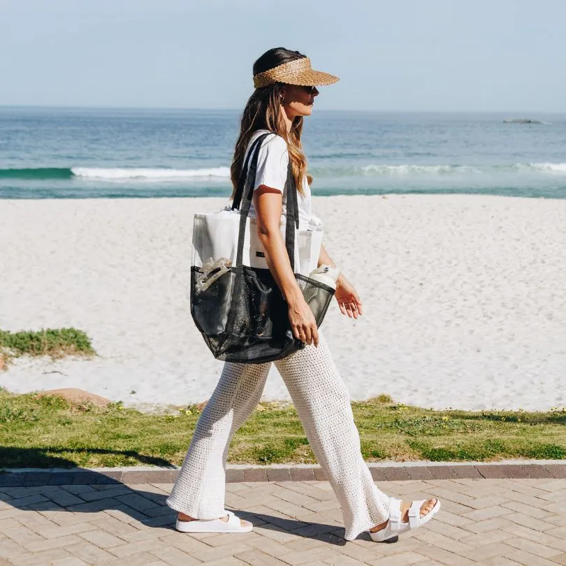 Mesh Tote Beach Bag