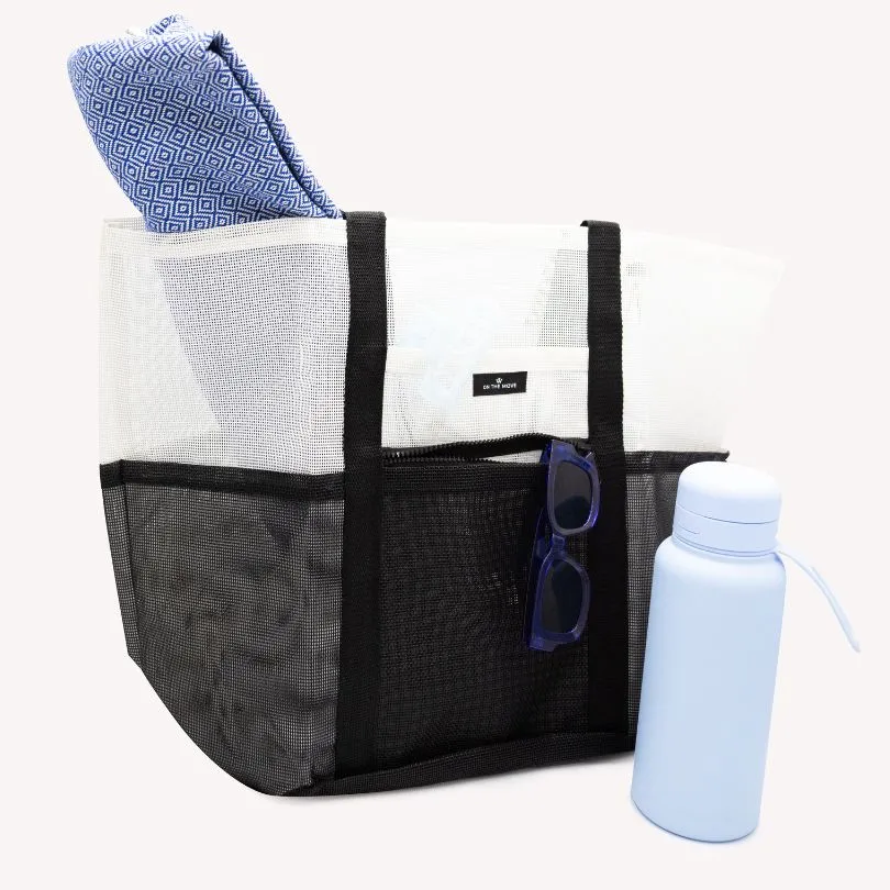 Mesh Tote Beach Bag