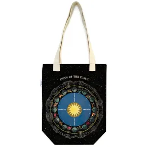 Zodiac Chart Tote Bag